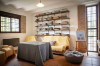 Salón comedor espacioso villa rural familias